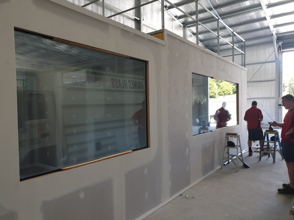 Workshop Glass Installation | Haines Glass