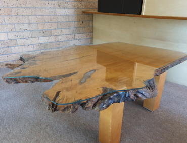 Glass table top