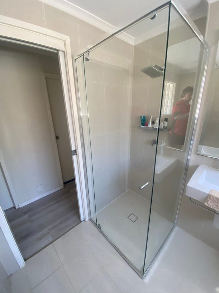 Semi Frameless Shower Screens